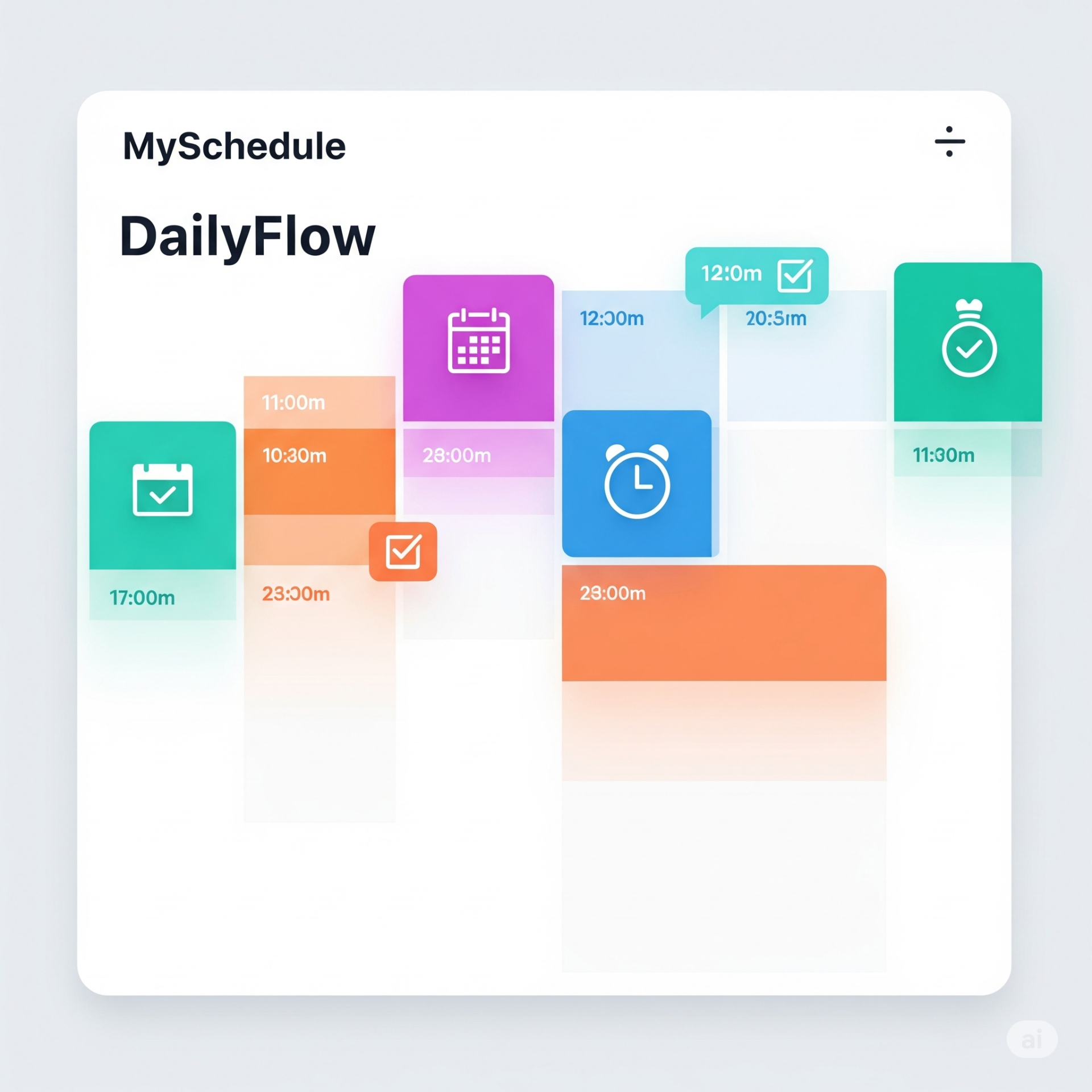 Baby Activity Tracker - DailyFlow Schedule Interface