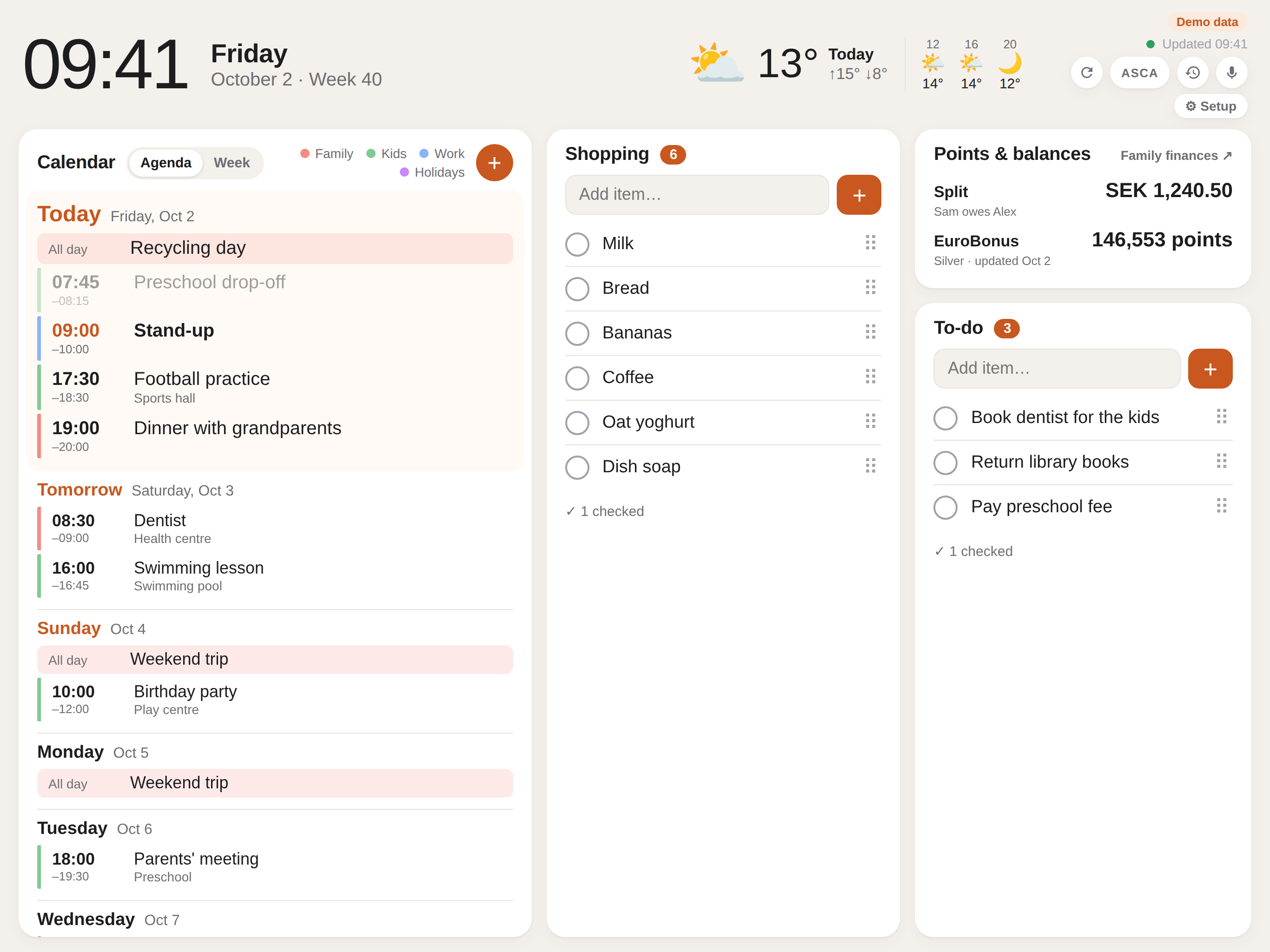 Family Dashboard & Voice Assistant Evals